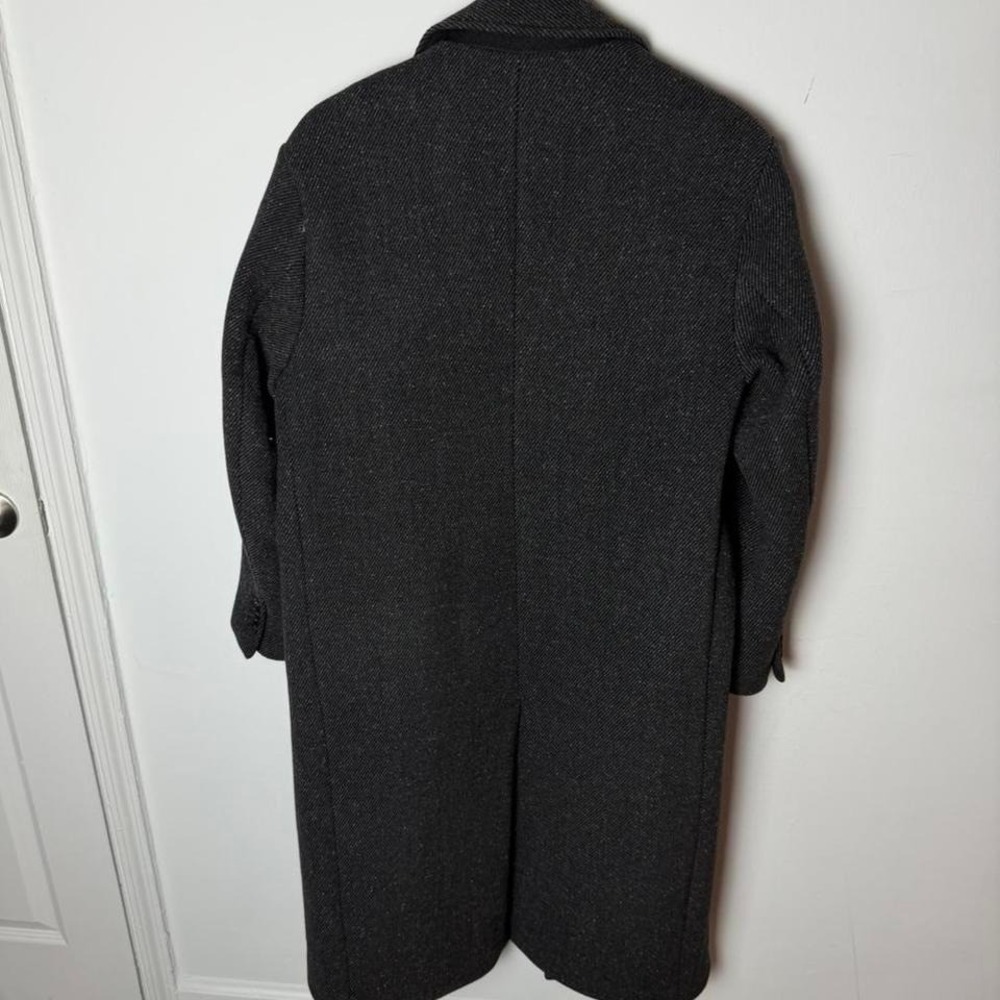 Abercrombie&Fitch Grey Wool Blend Double Breasted Coat XS - Picture 2 of 7